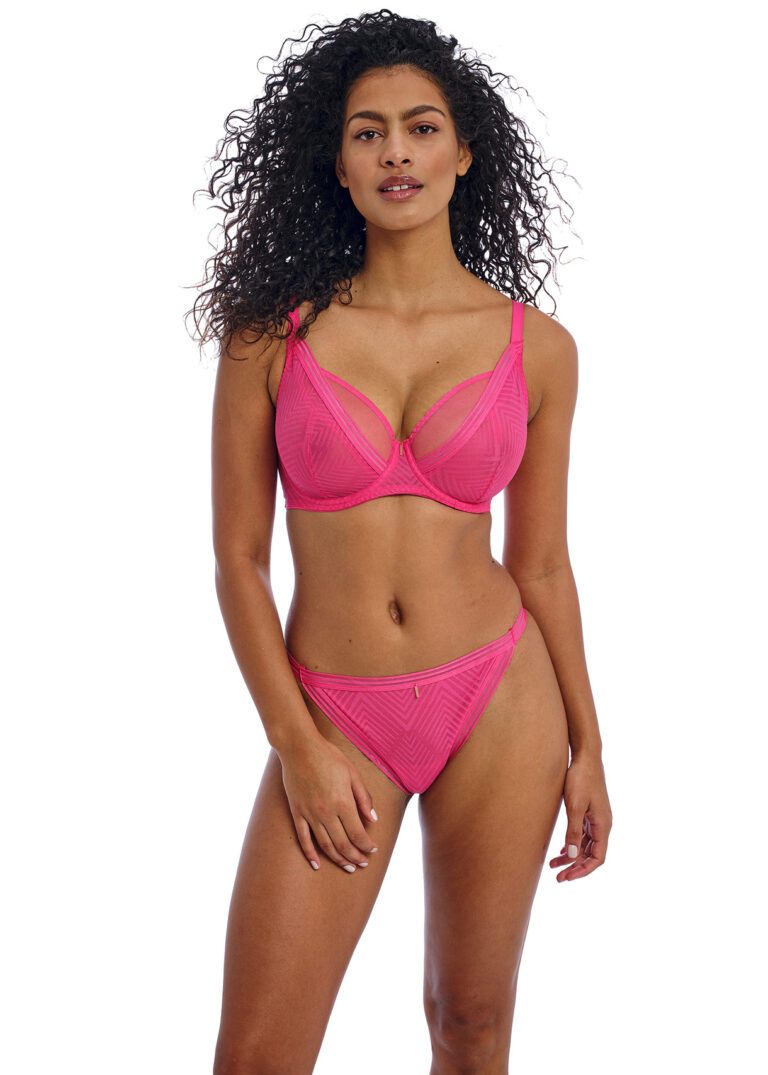 Tailored High Apex Plunge Bra Temptations Lingerie Swimwear