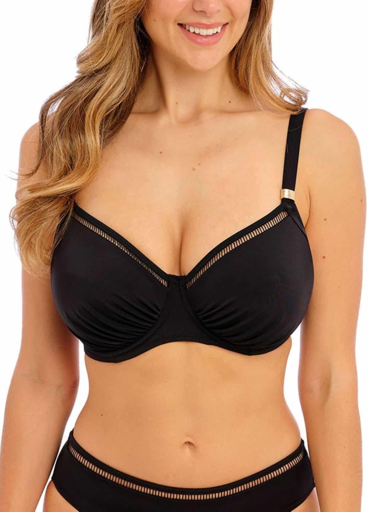 East Hampton UW Gathered Full Cup Bikini Top