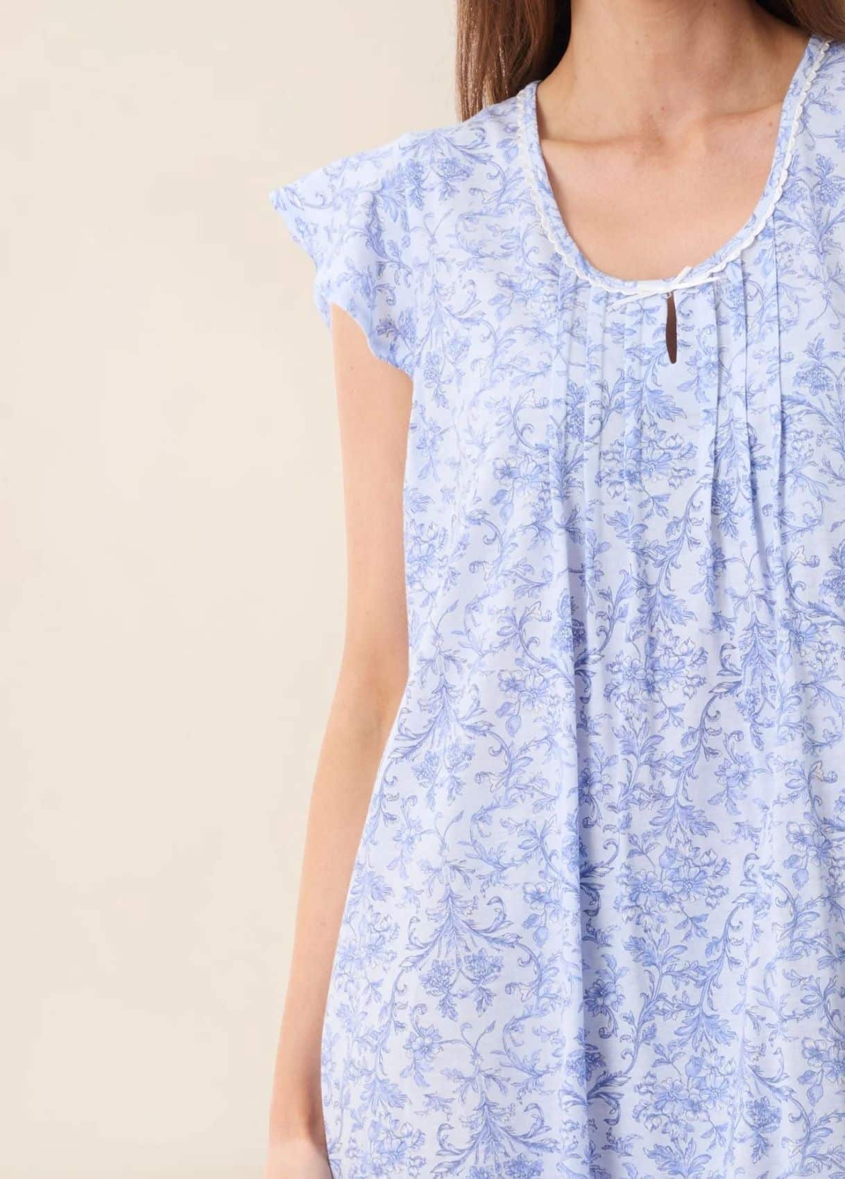 Grado Flutter Sleeve Mid Nightie - Image 2