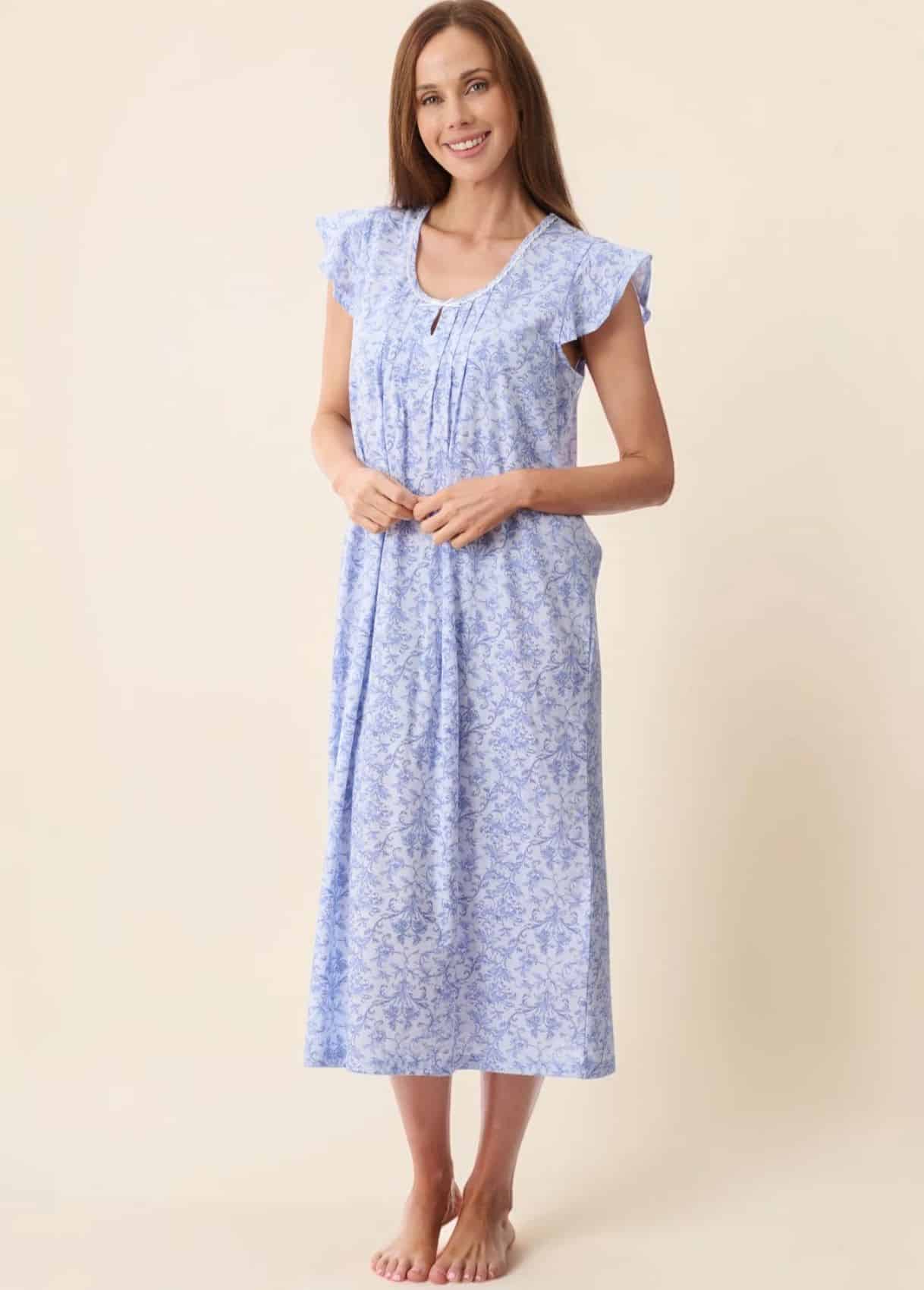 Grado Flutter Sleeve Mid Nightie
