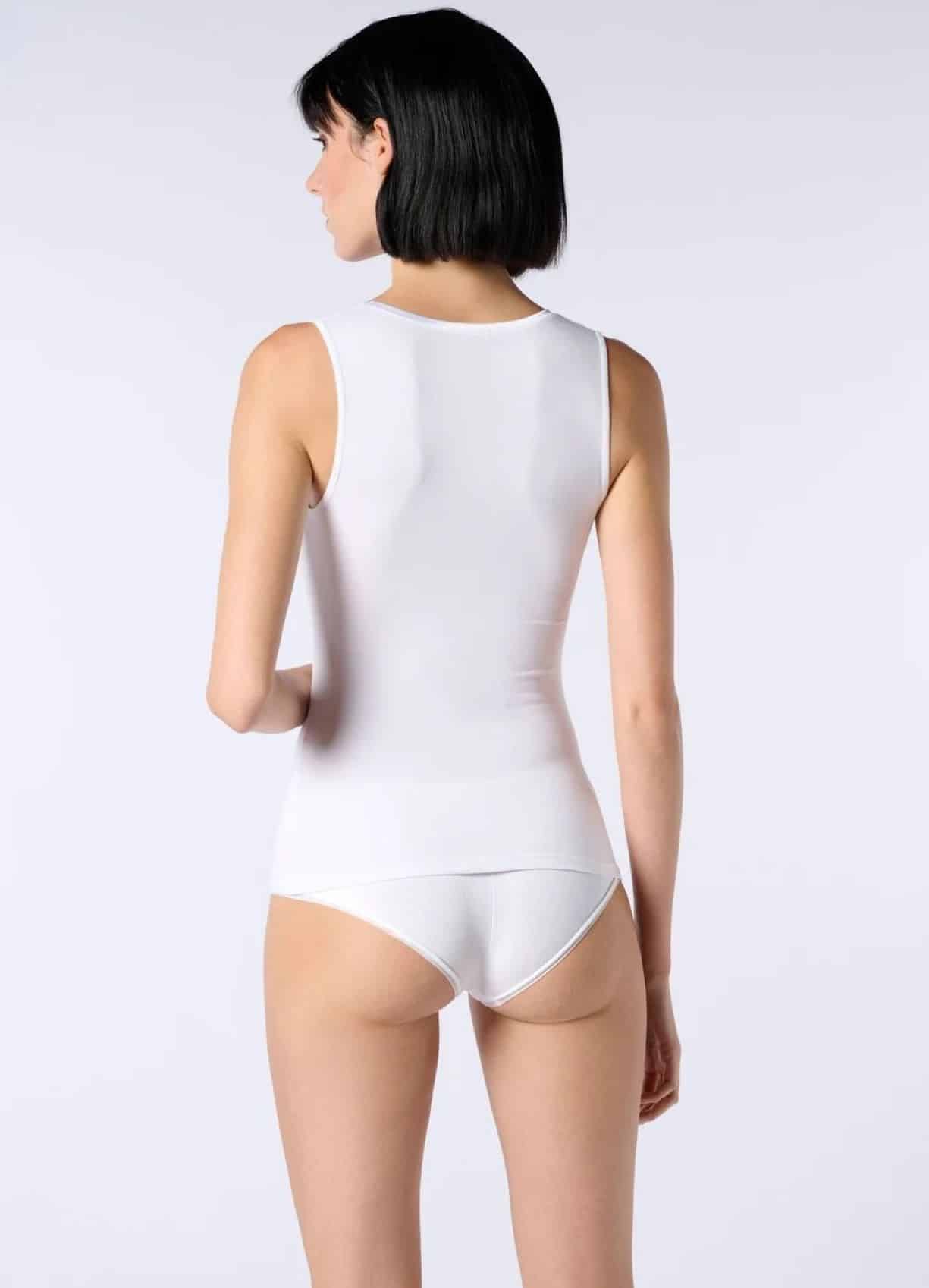 Perfect Line Cotton Tank Top (2 Colours) - Image 2